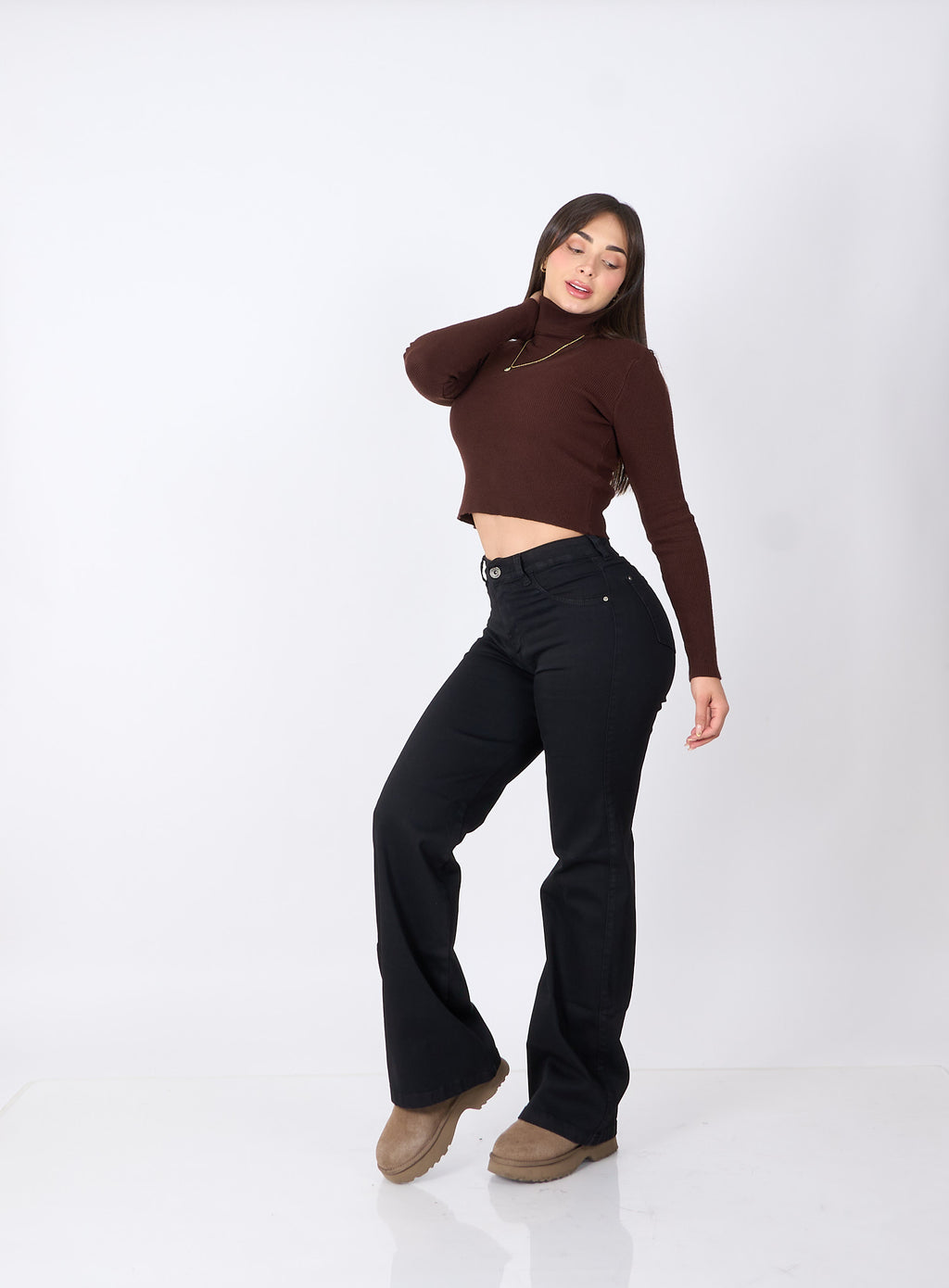 Wide Leg Clásico Negro