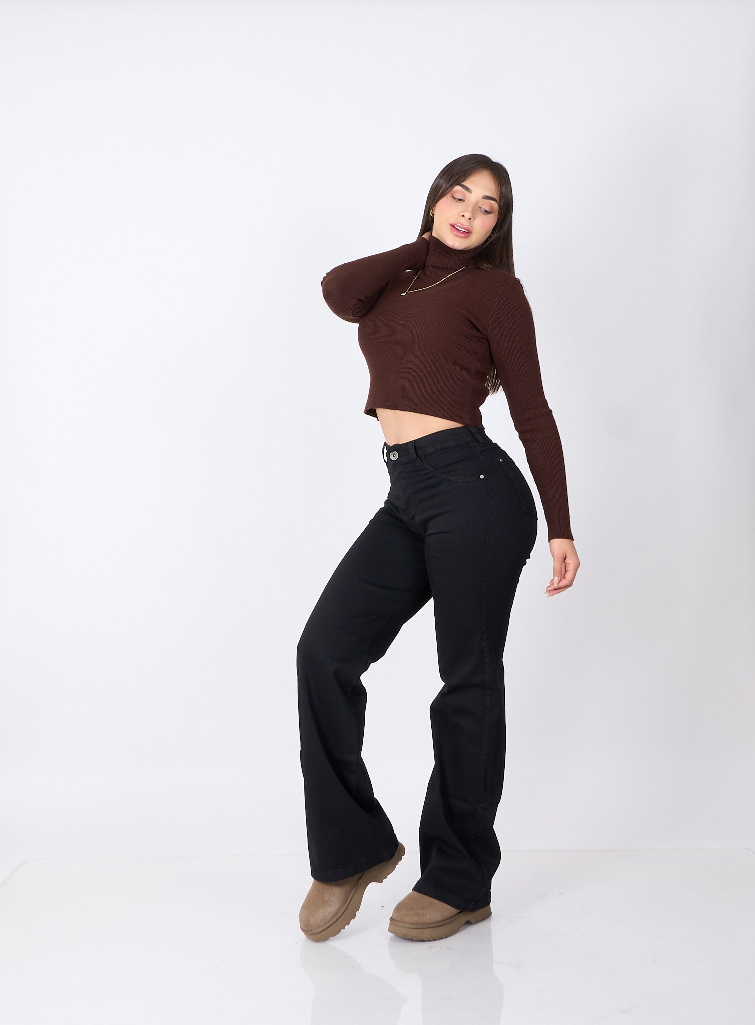 Wide Leg Clásico Negro