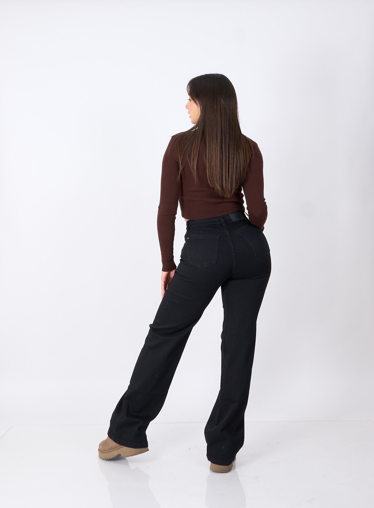 Wide Leg Clásico Negro