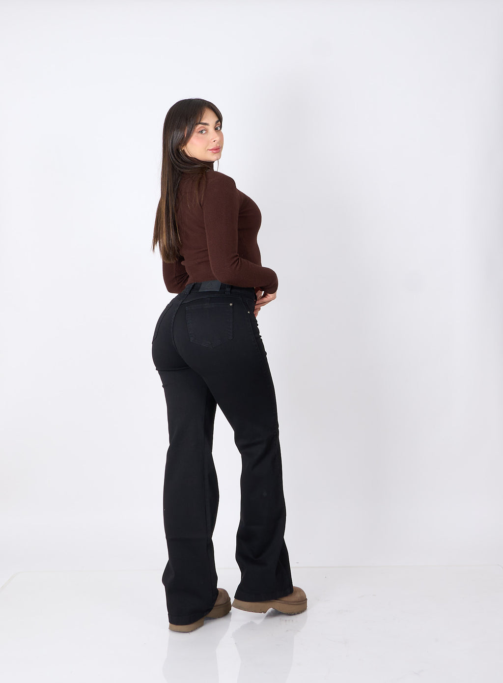 Wide Leg Clásico Negro