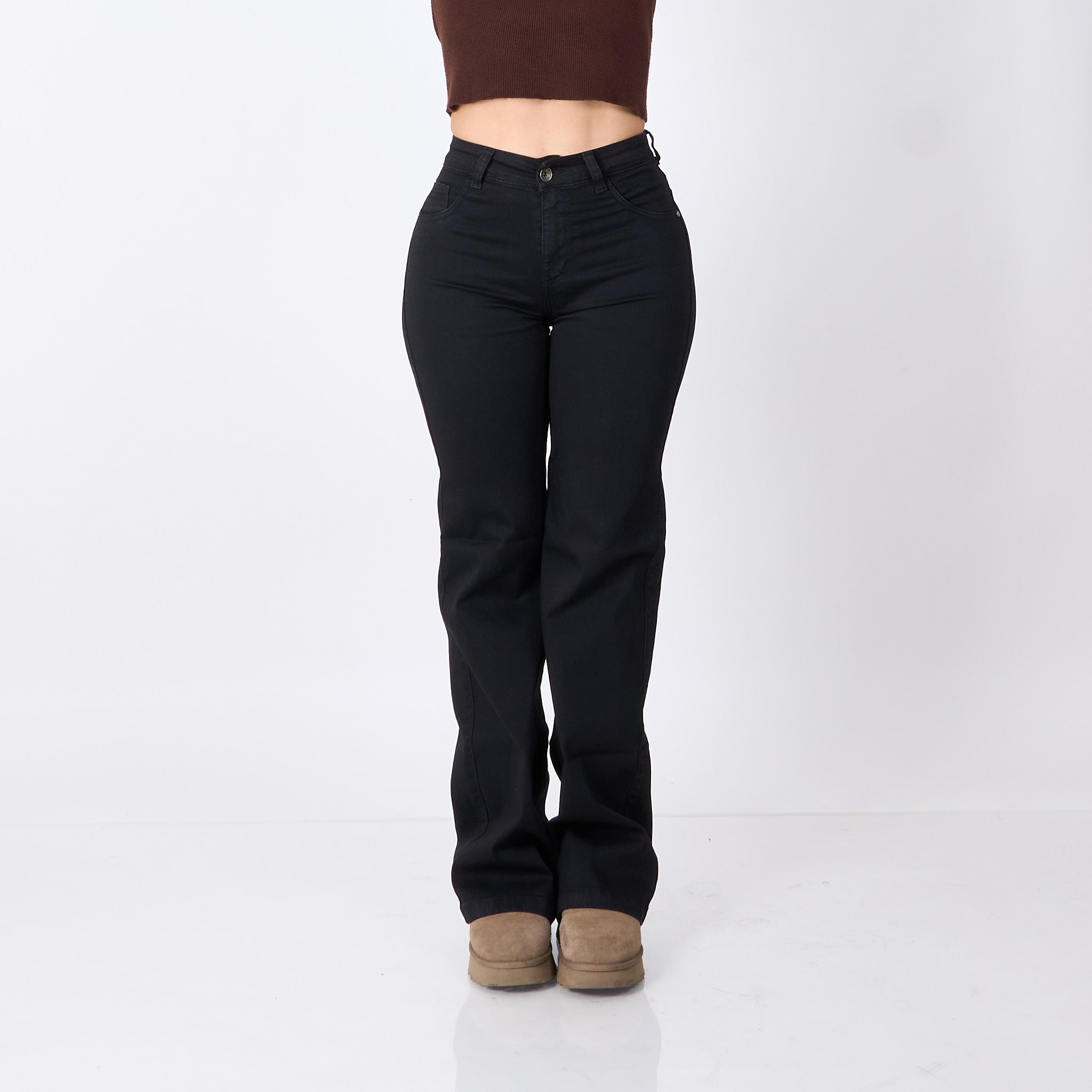 Wide Leg Clásico Negro