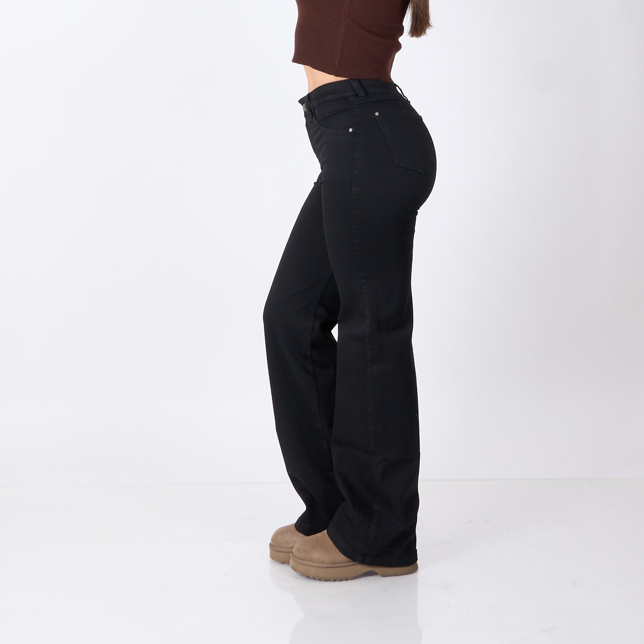 Wide Leg Clásico Negro