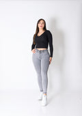 Skinny Fit Gris Arena