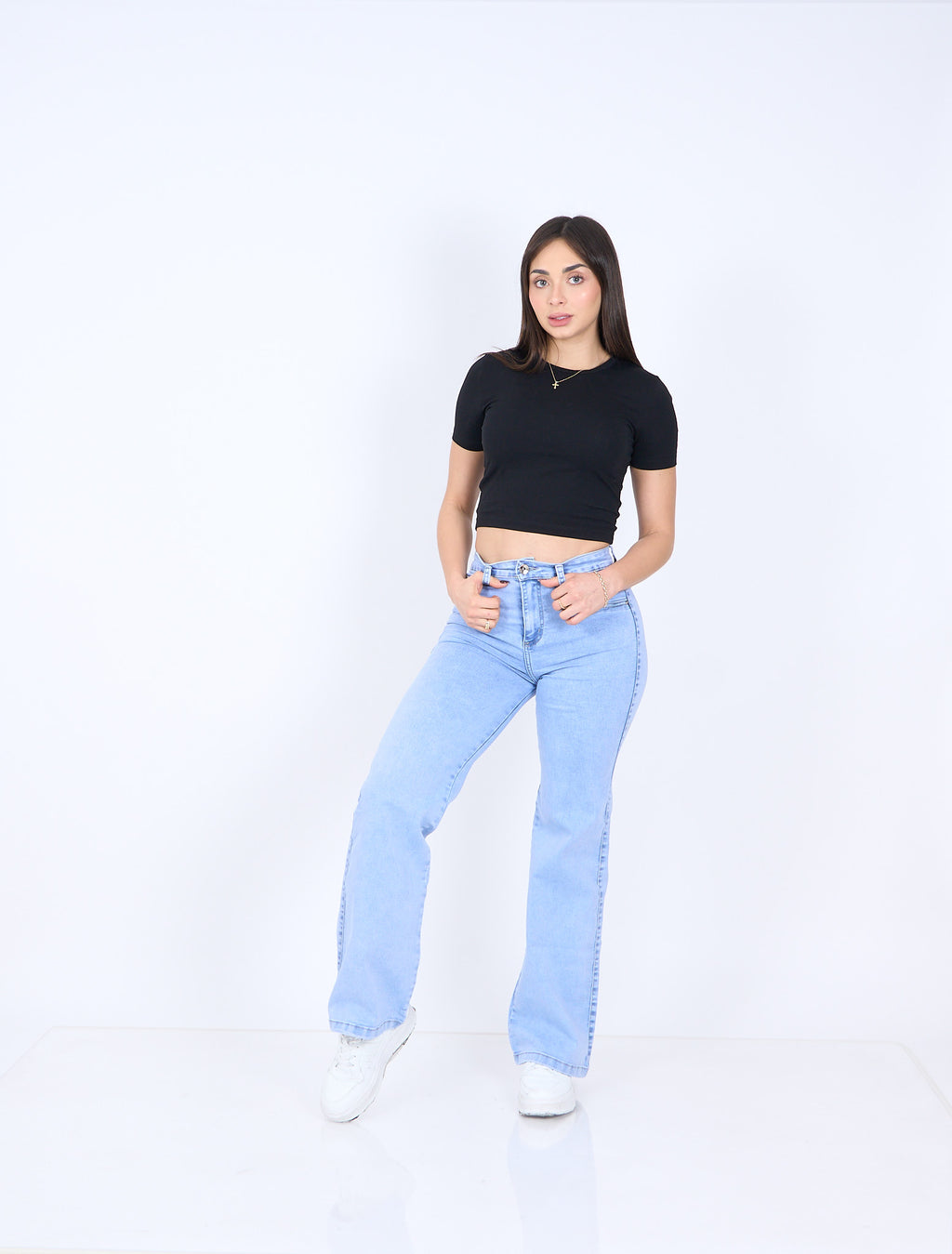 Wide Leg Clasico Celeste