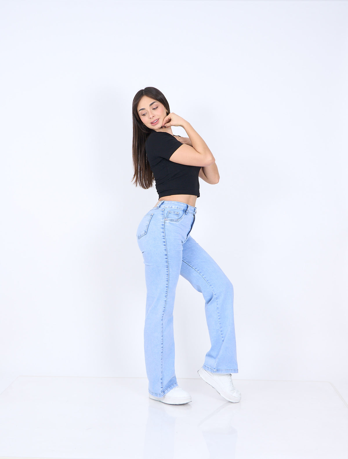 Wide Leg Clasico Celeste