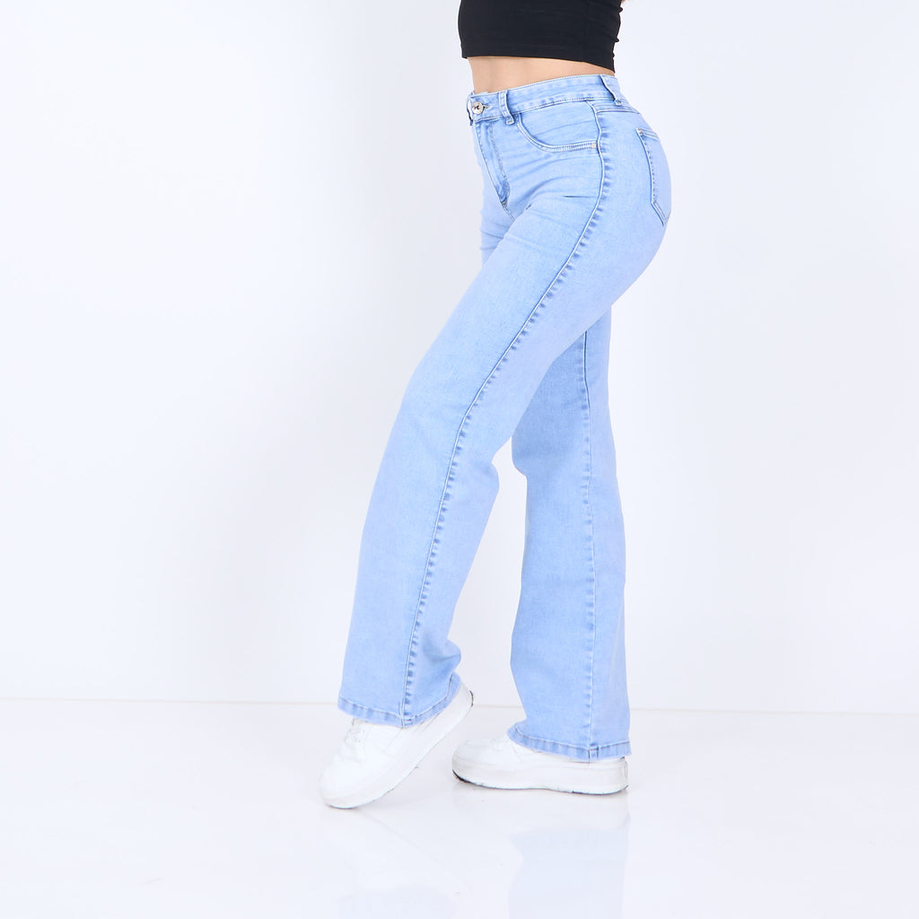 Wide Leg Clasico Celeste