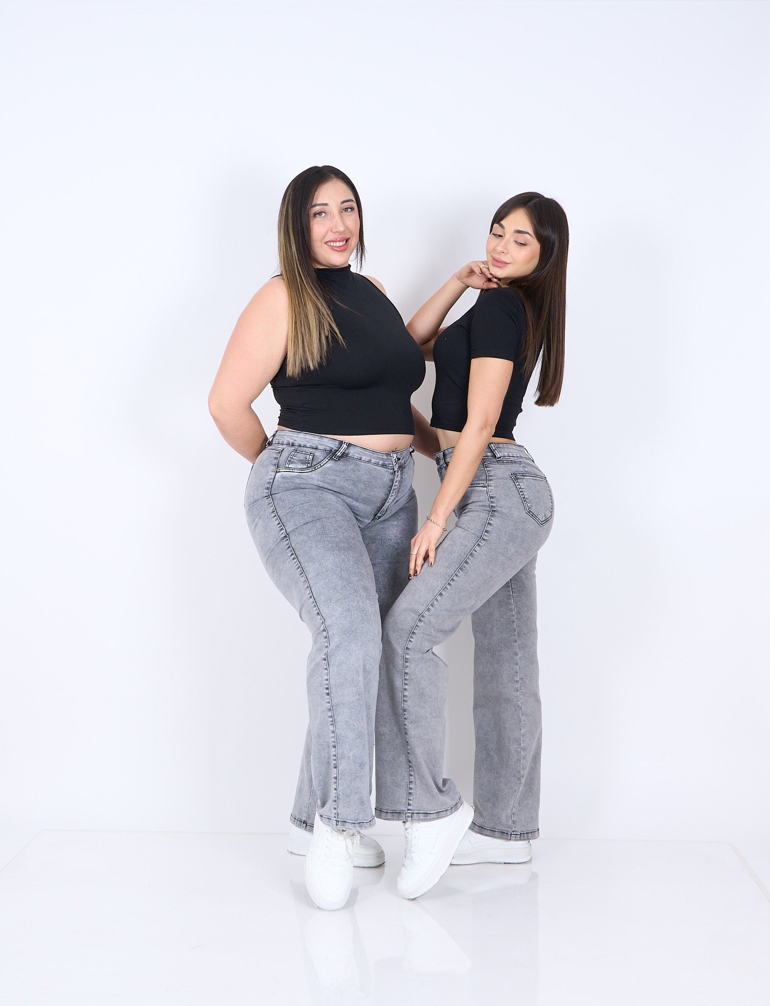 Wide Leg Clasico Gris