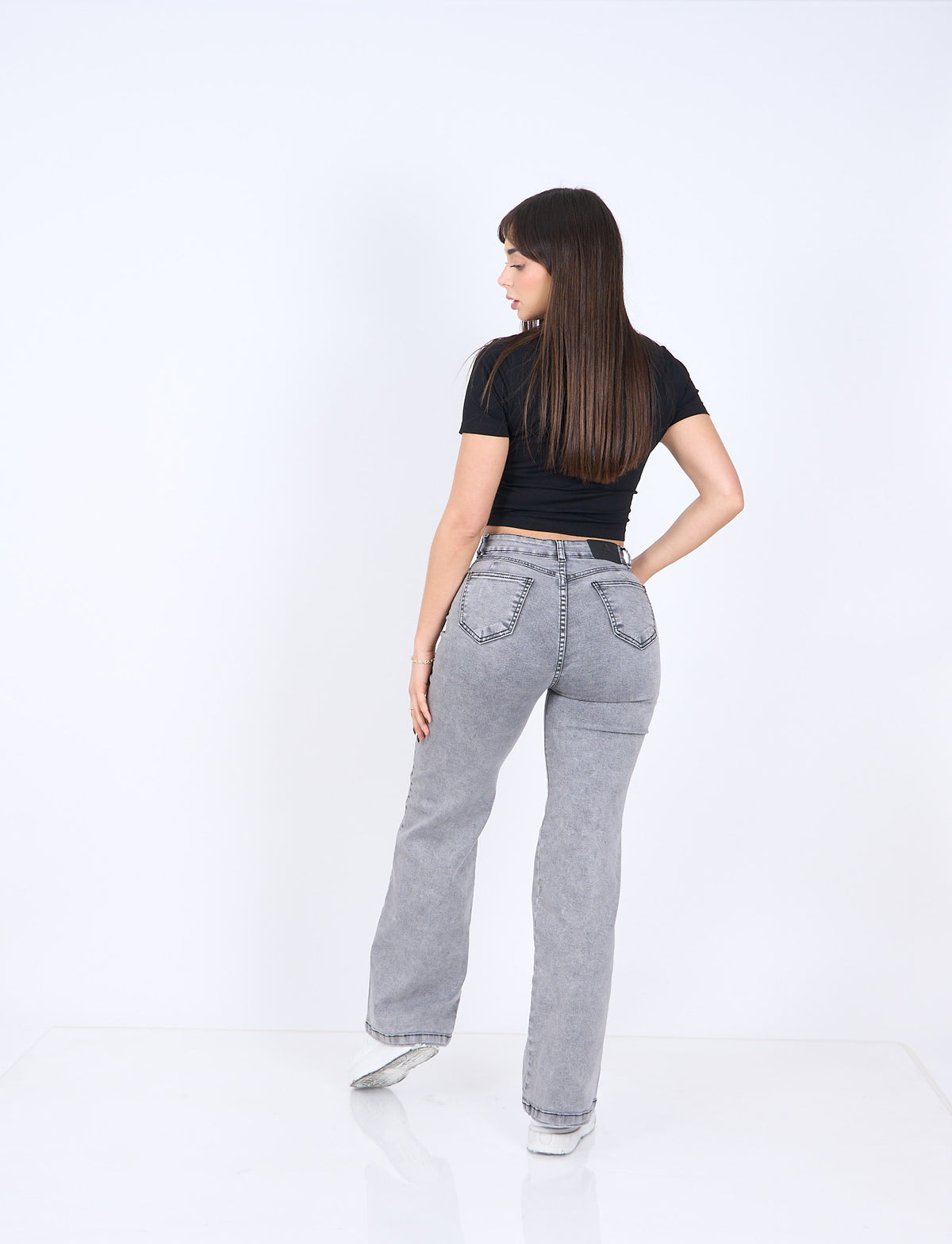 Wide Leg Clasico Gris