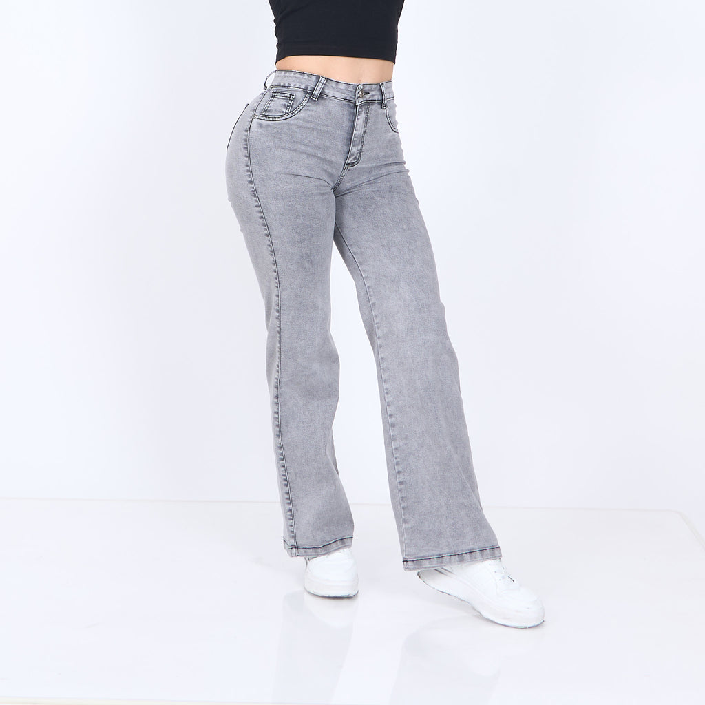 Wide Leg Clasico Gris