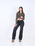 Wide Leg Tachas Tenue