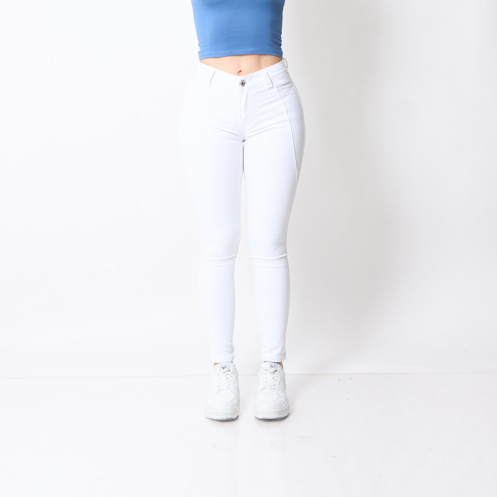 Skinny Vaquera Blanco