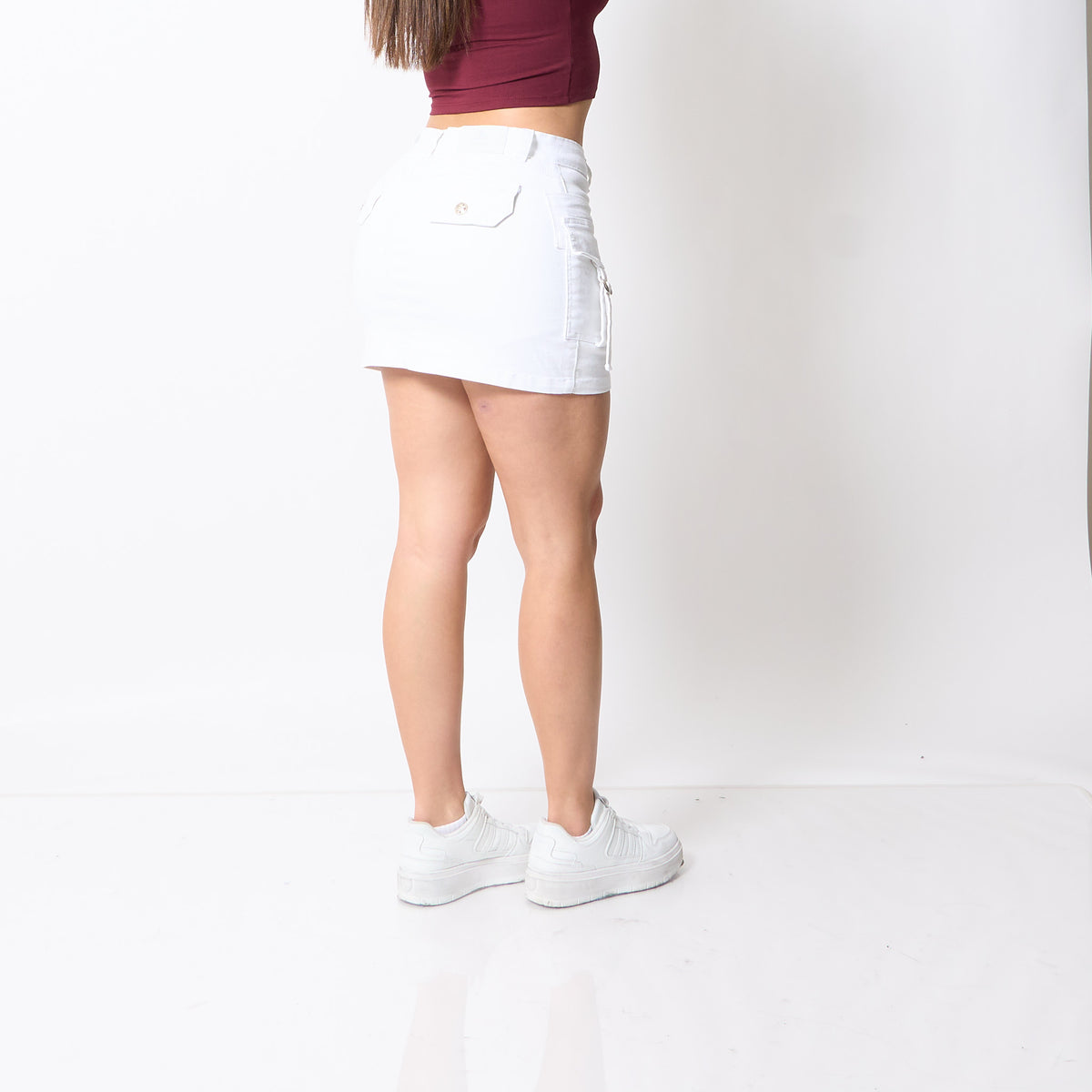 Falda Short Niza Blanco