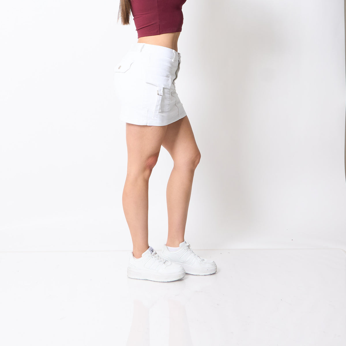 Falda Short Niza Blanco