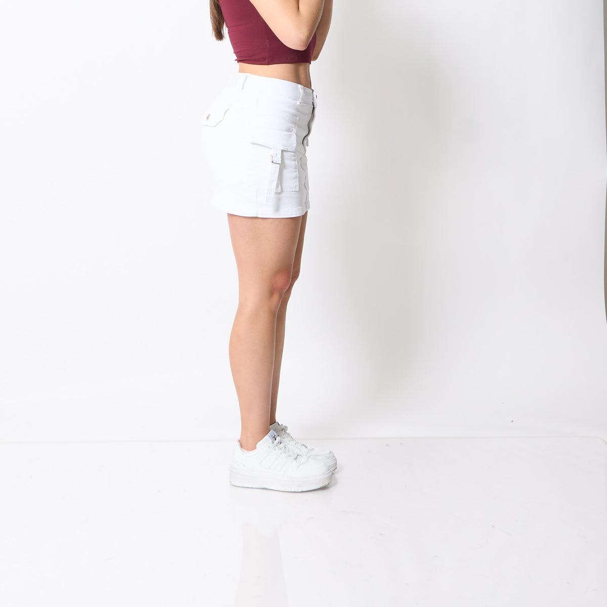 Falda Short Niza Blanco