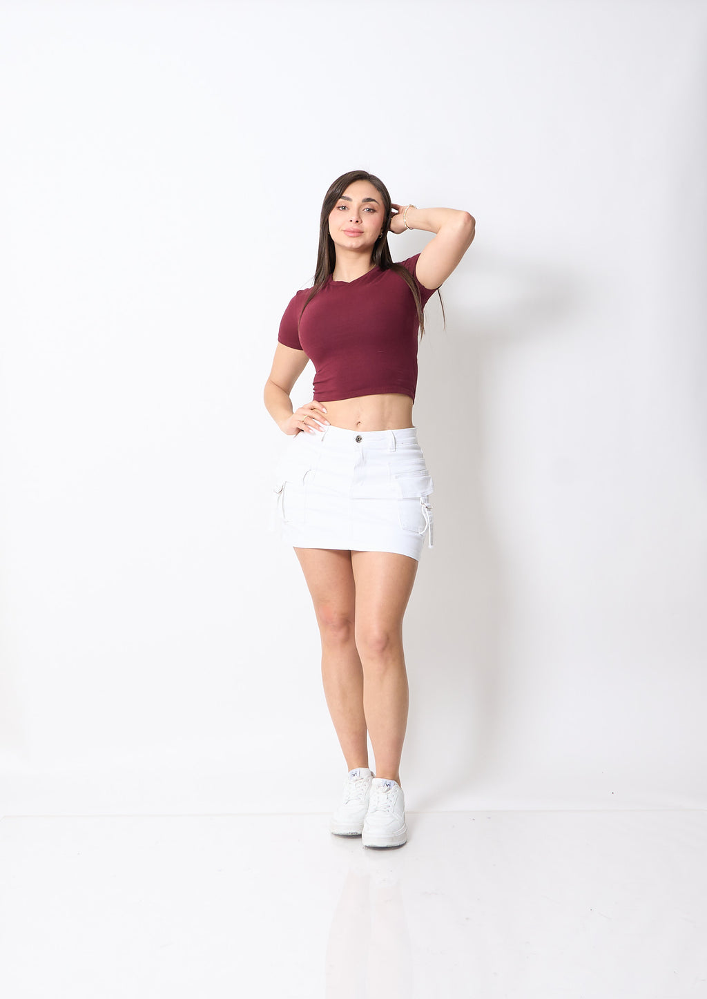 Falda Short Niza Blanco