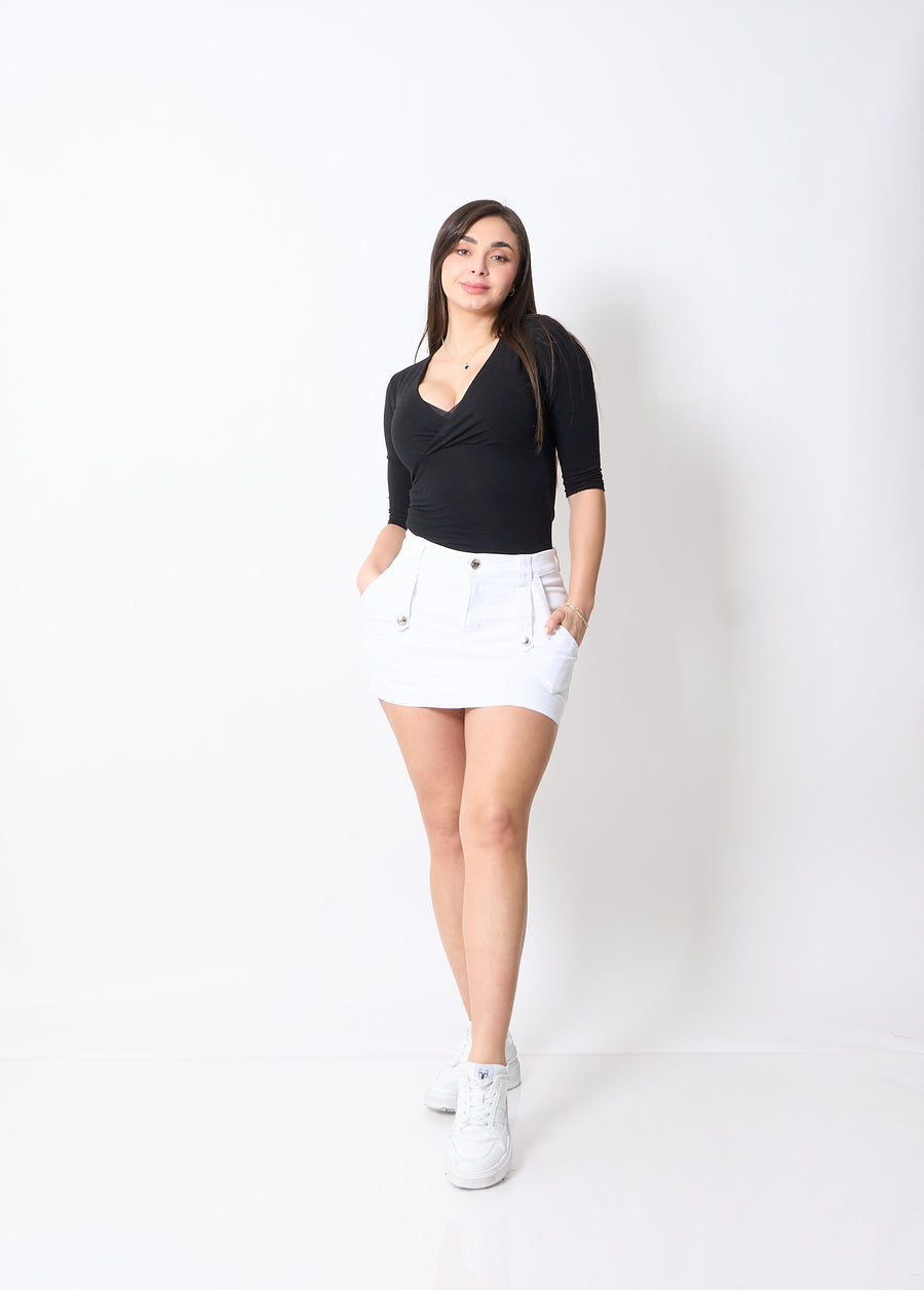 Falda Short Dubai Blanco
