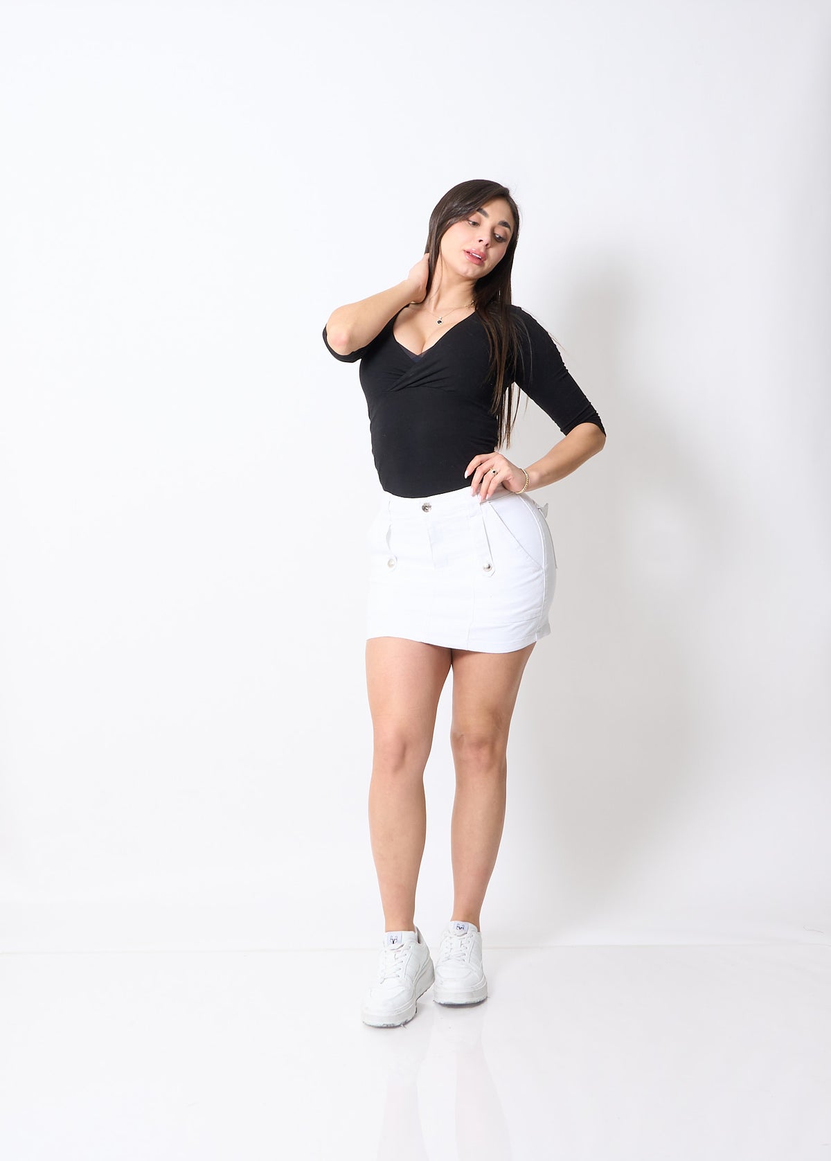 Falda Short Dubai Blanco