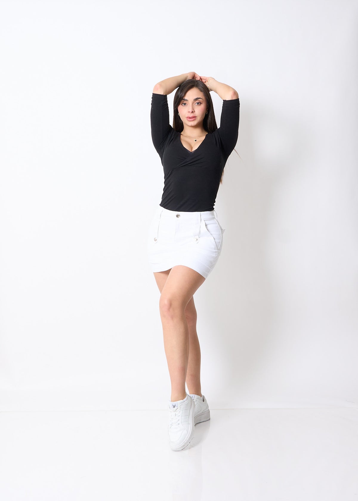 Falda Short Dubai Blanco