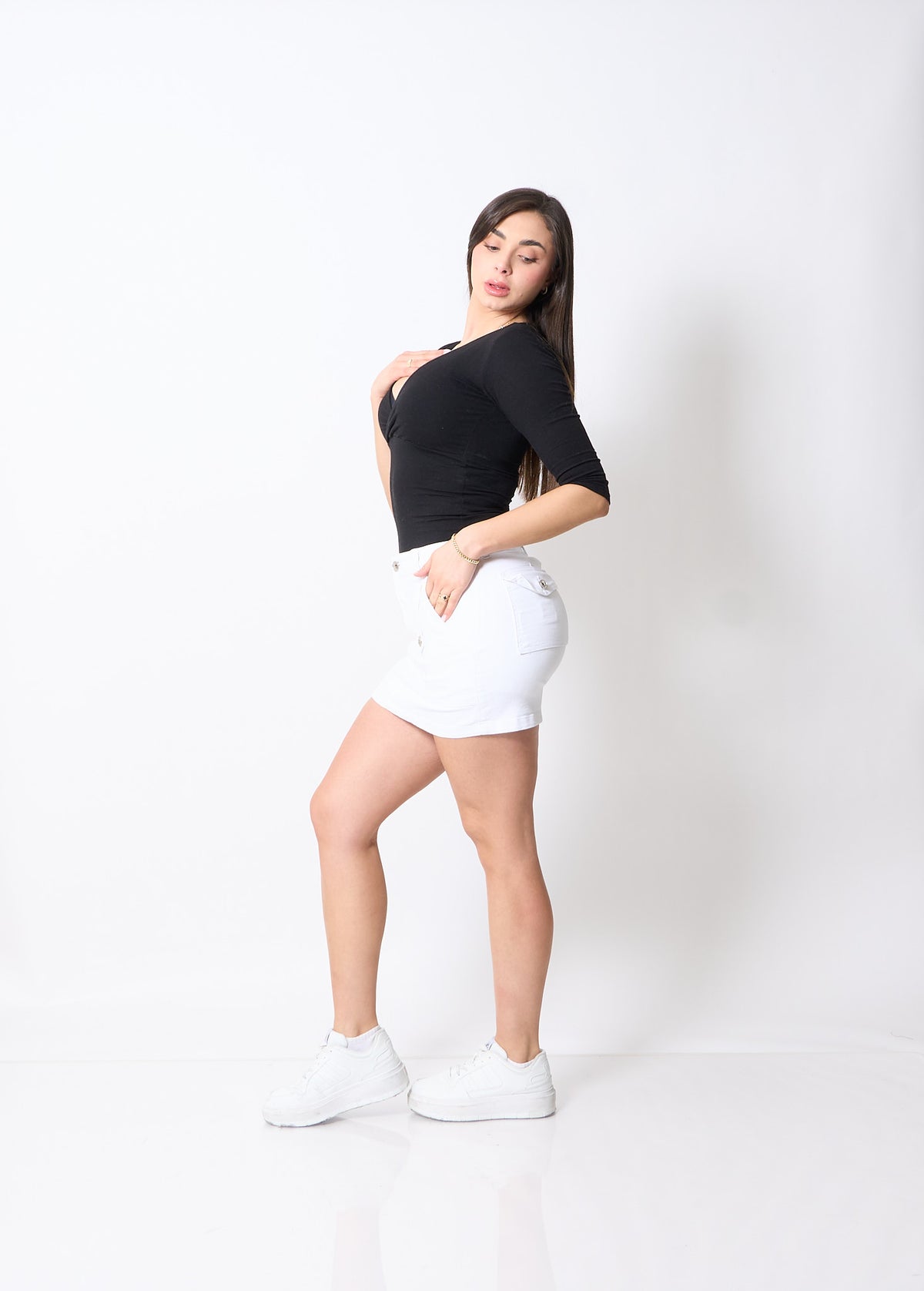 Falda Short Dubai Blanco