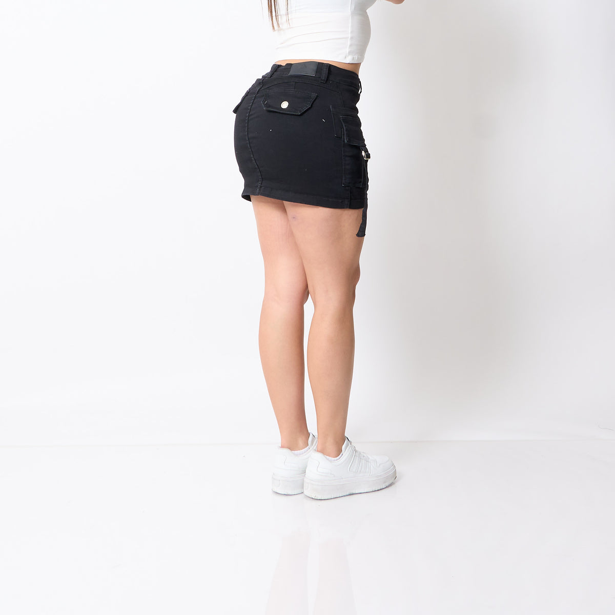 Falda Short Niza Negro