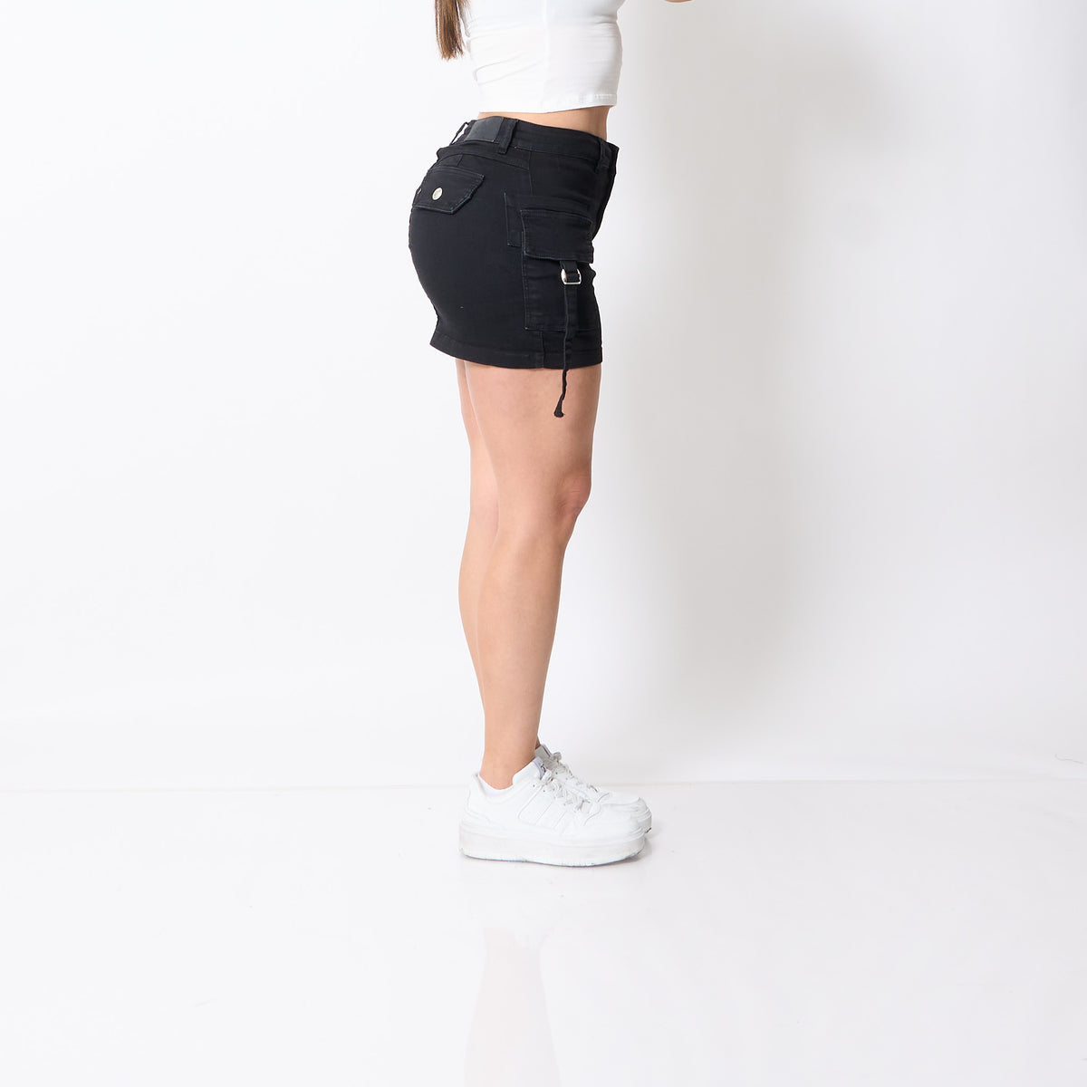 Falda Short Niza Negro