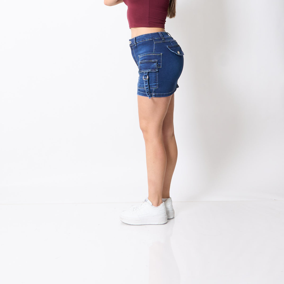 Falda Short Niza Azul
