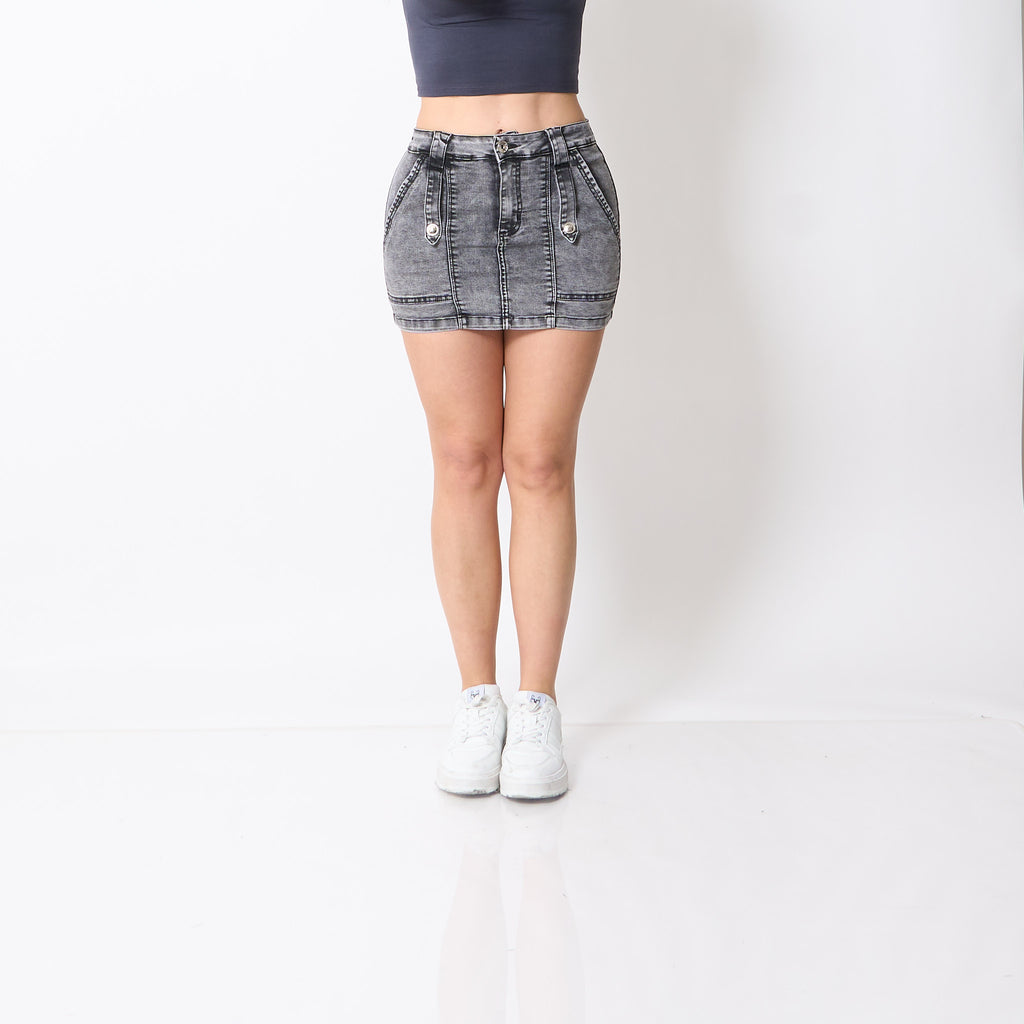 Falda Short Dubai Gris
