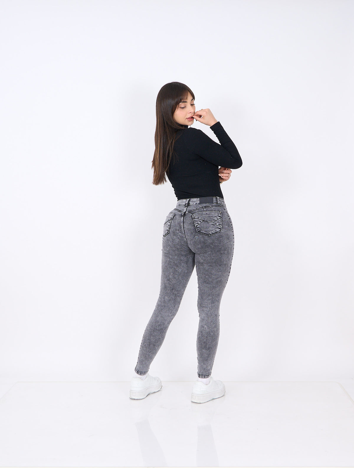 Skinny Vaquera Gris