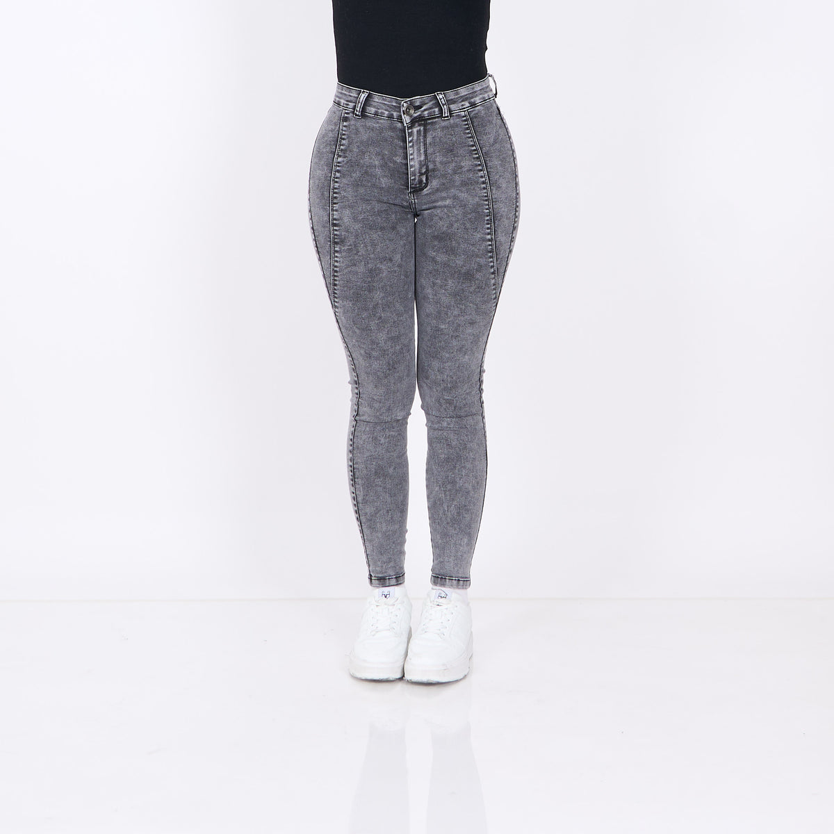 Skinny Vaquera Gris