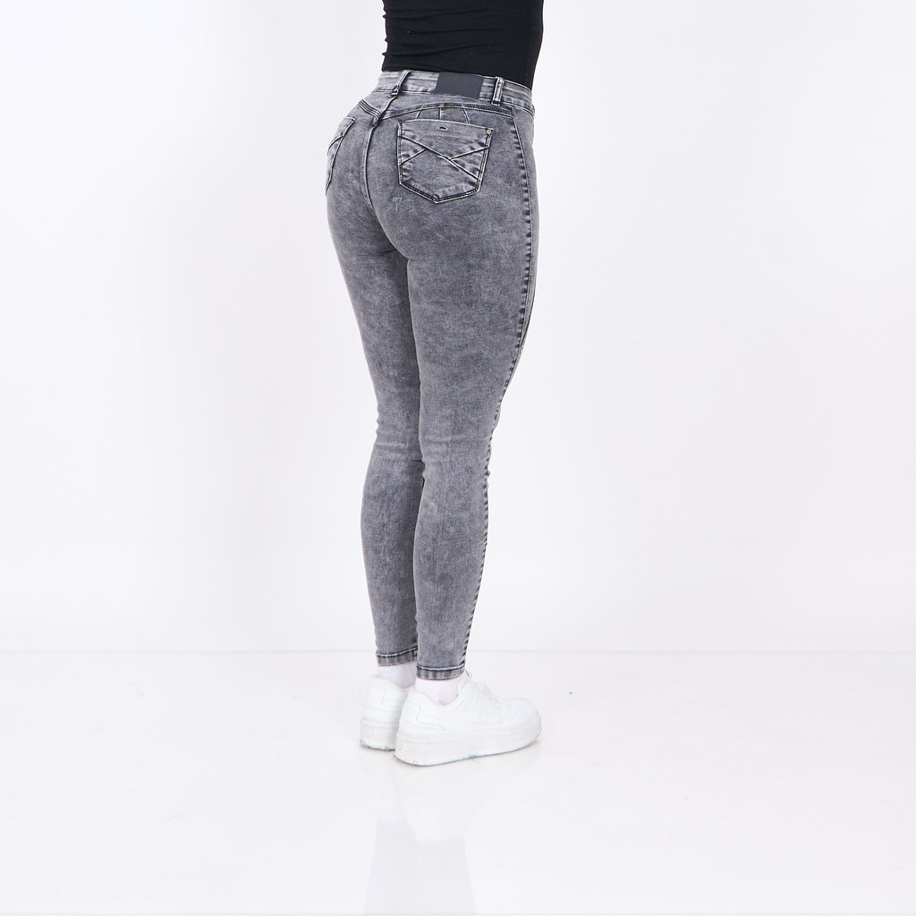 Skinny Vaquera Gris