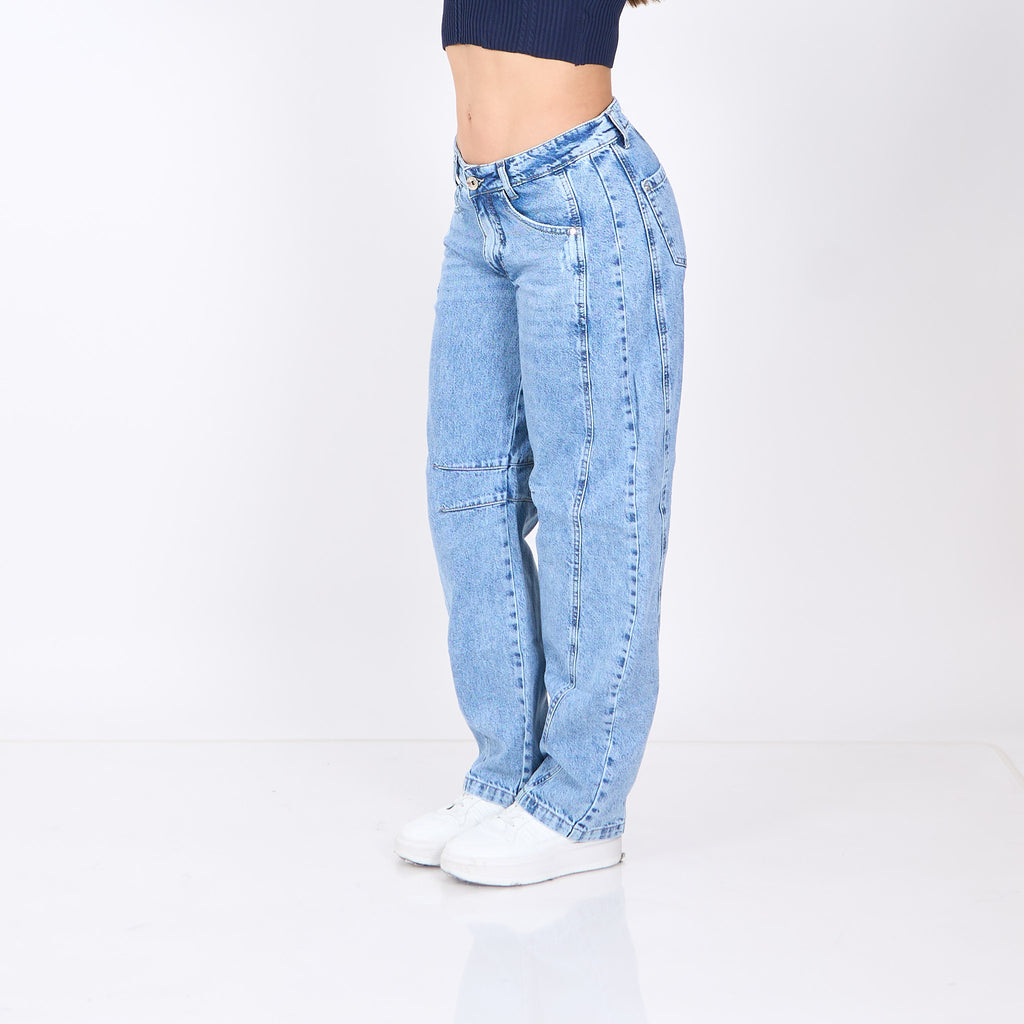 Wide Leg Curvi Celeste