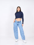 Wide Leg Curvi Celeste