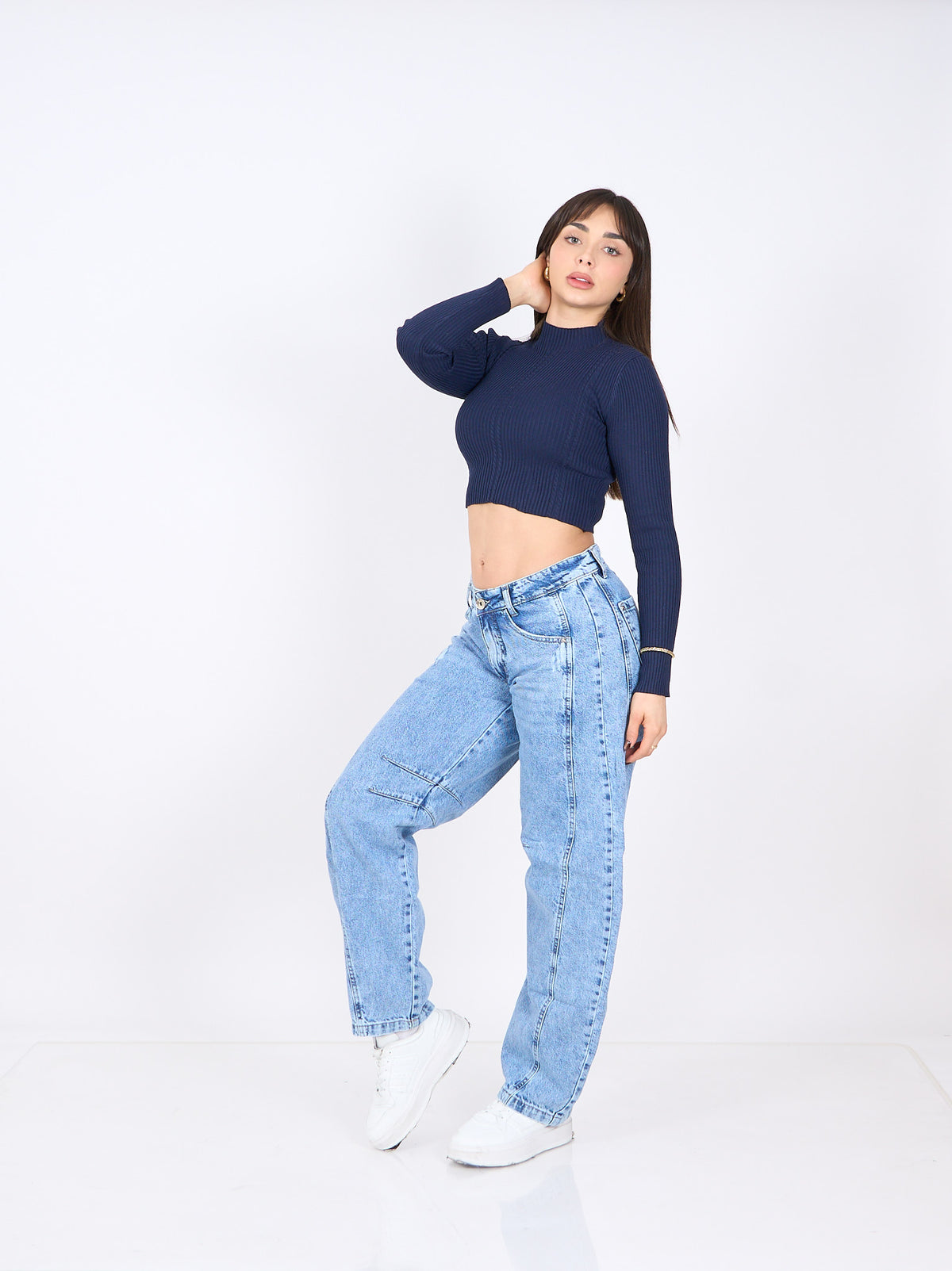 Wide Leg Curvi Celeste