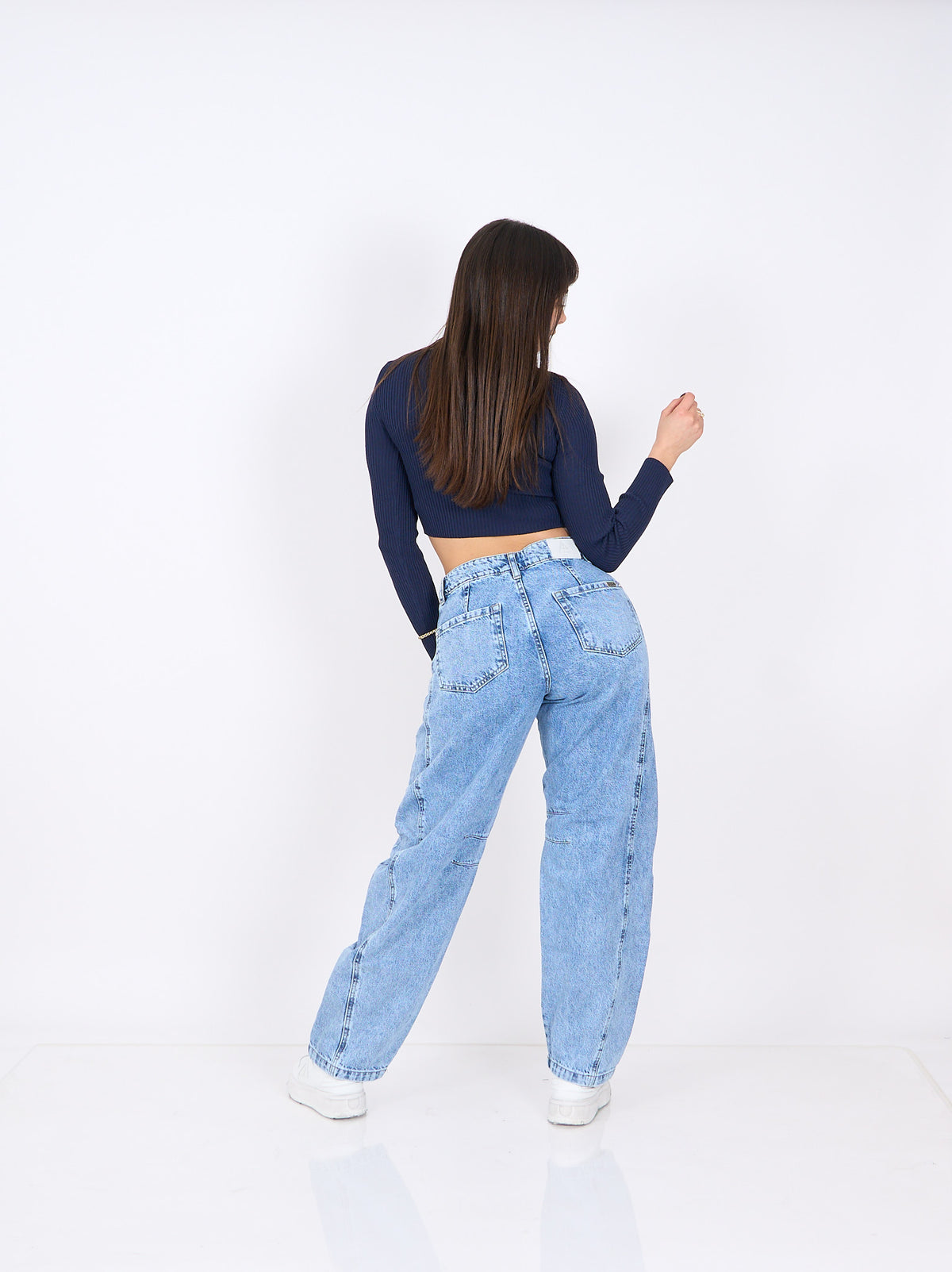 Wide Leg Curvi Celeste