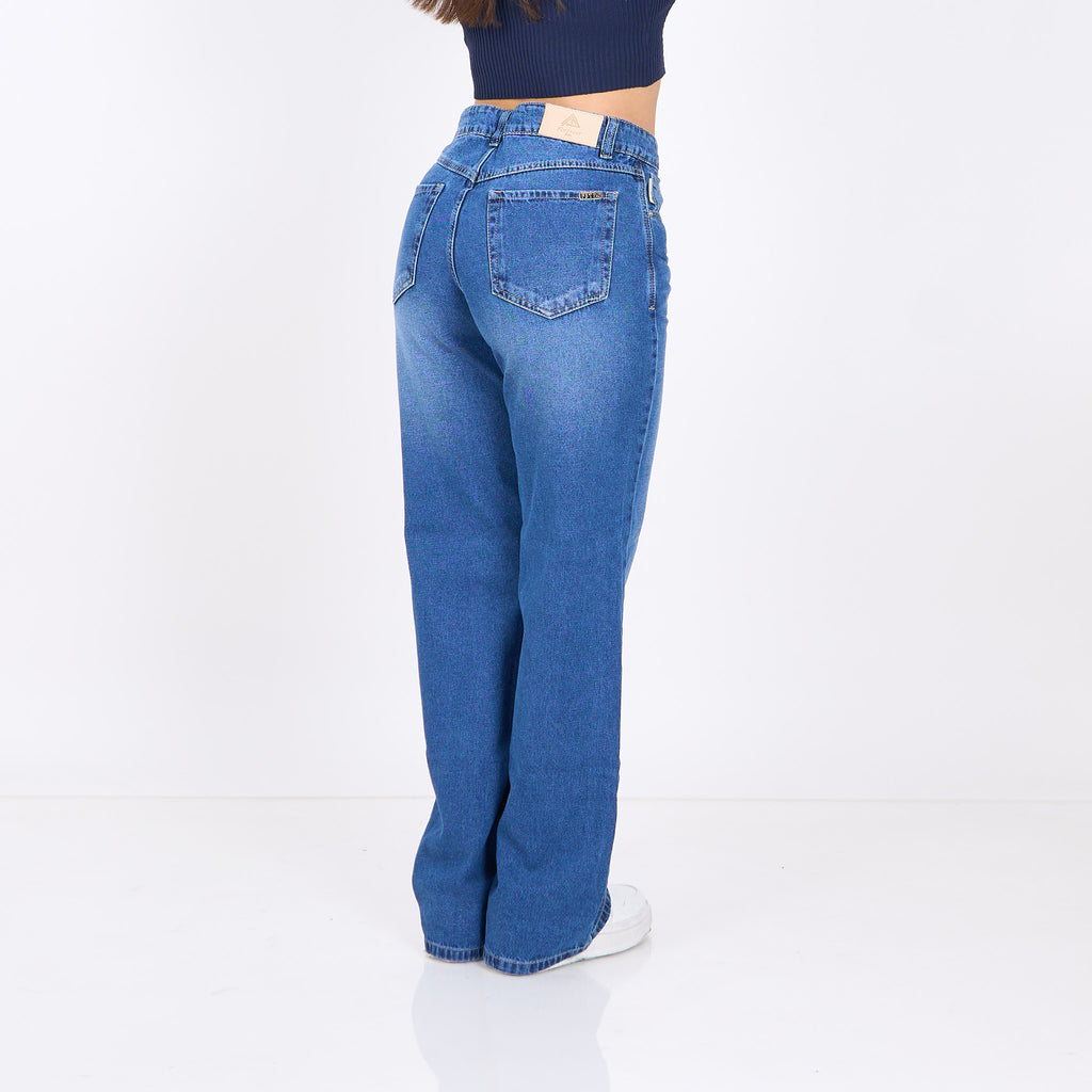 Wide Leg Domi Azul