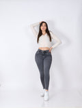Skinny Clasico Gris Nevado