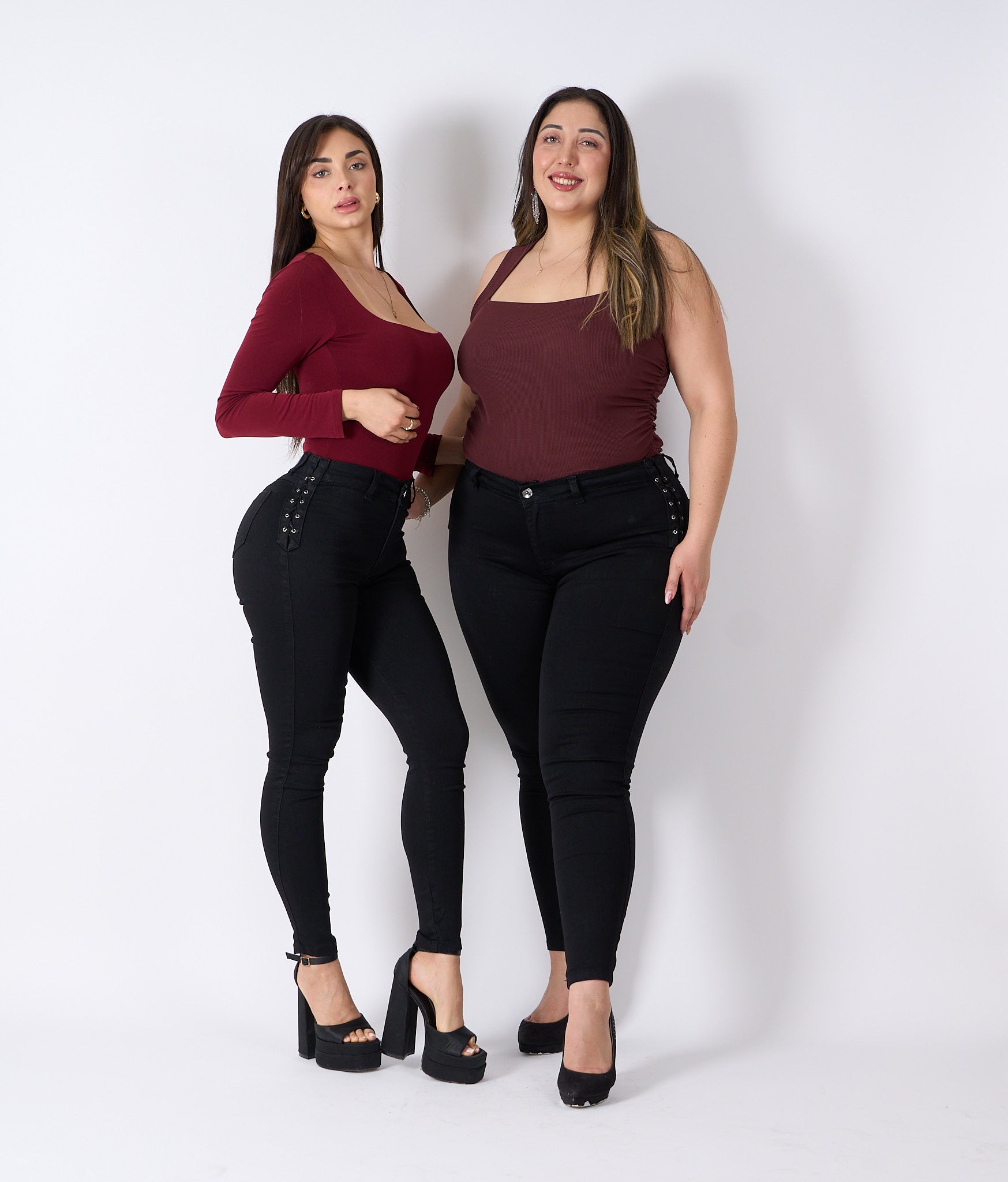 Skinny Trenzado Negro