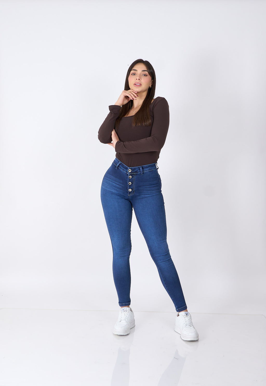 Skinny Fit Reductor Azul