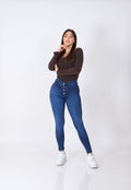 Skinny Fit Reductor Azul