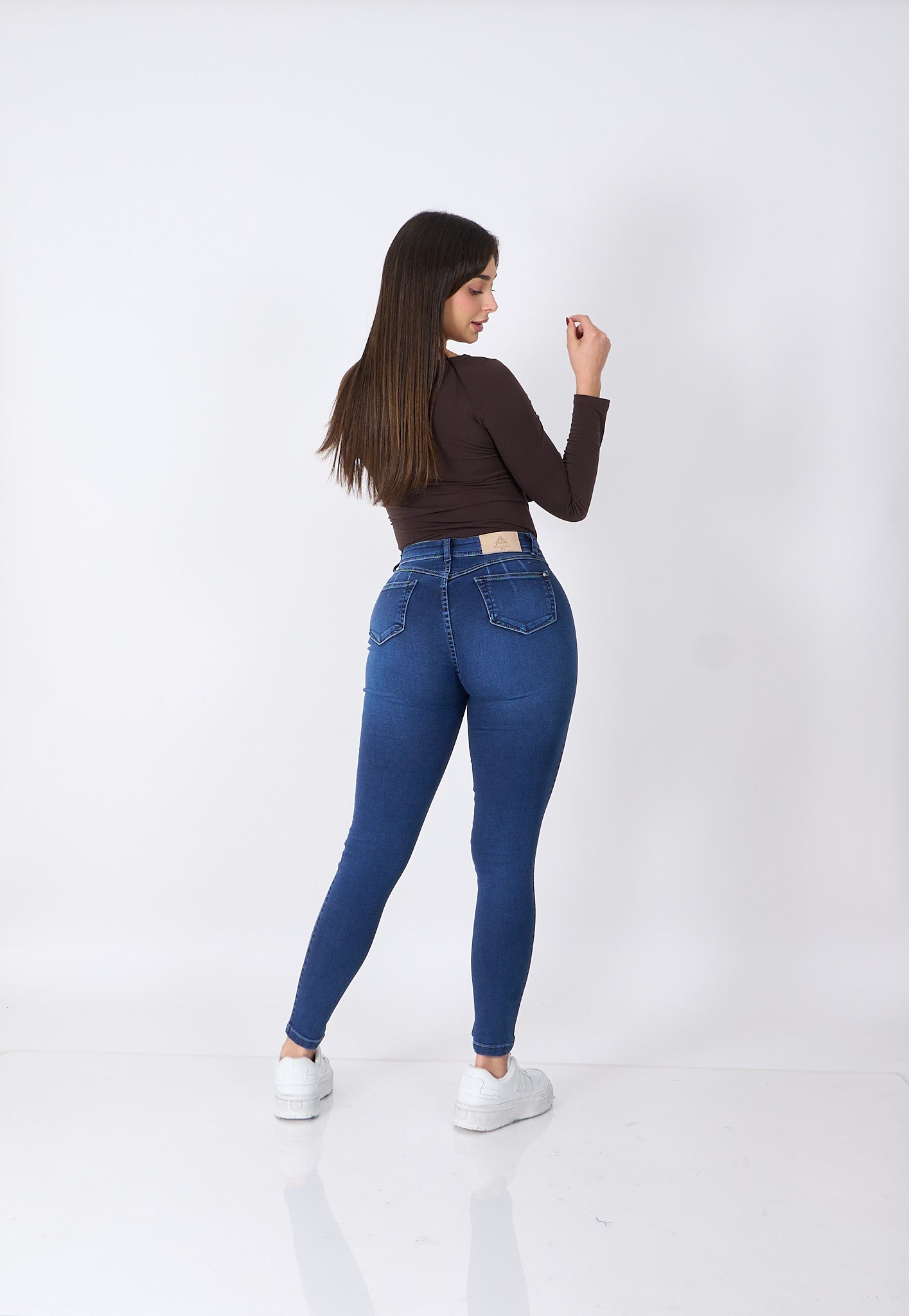 Skinny Fit Reductor Azul