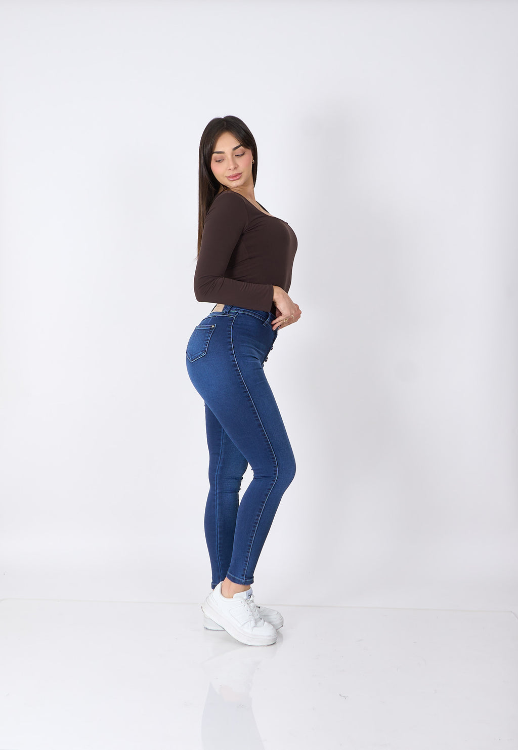 Skinny Fit Reductor Azul