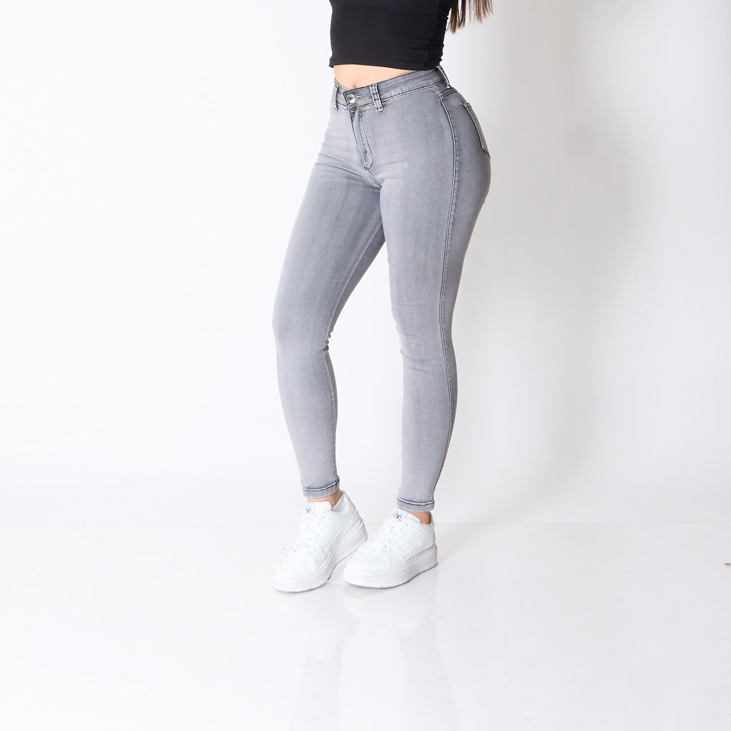 Skinny Fit Gris Arena