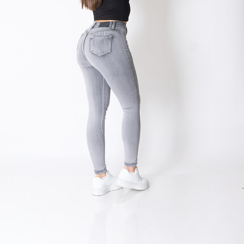 Skinny Fit Gris Arena