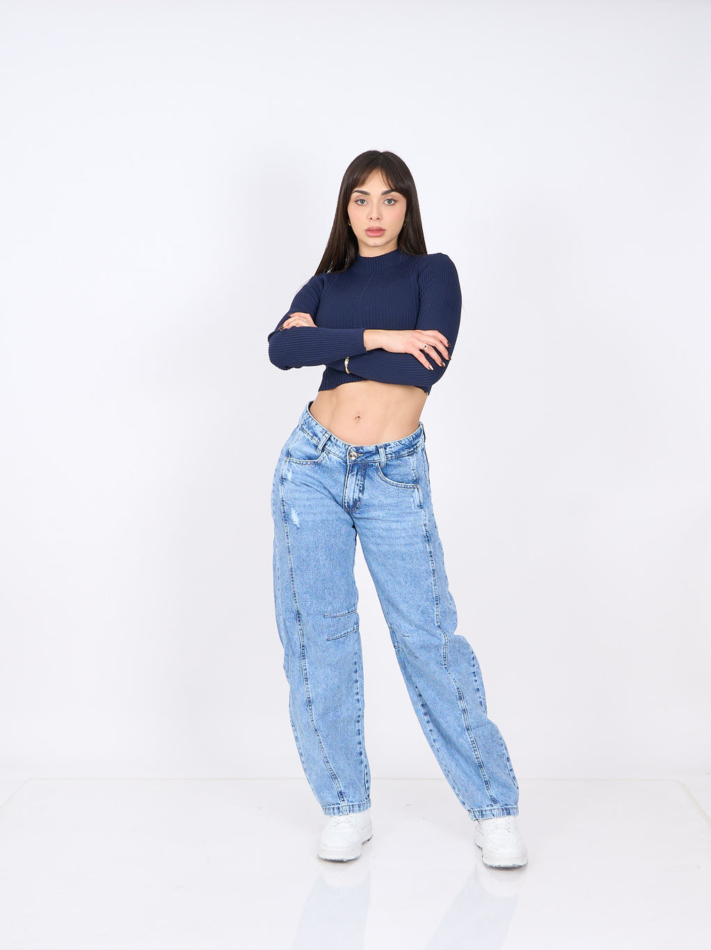 Wide Leg Curvi Celeste