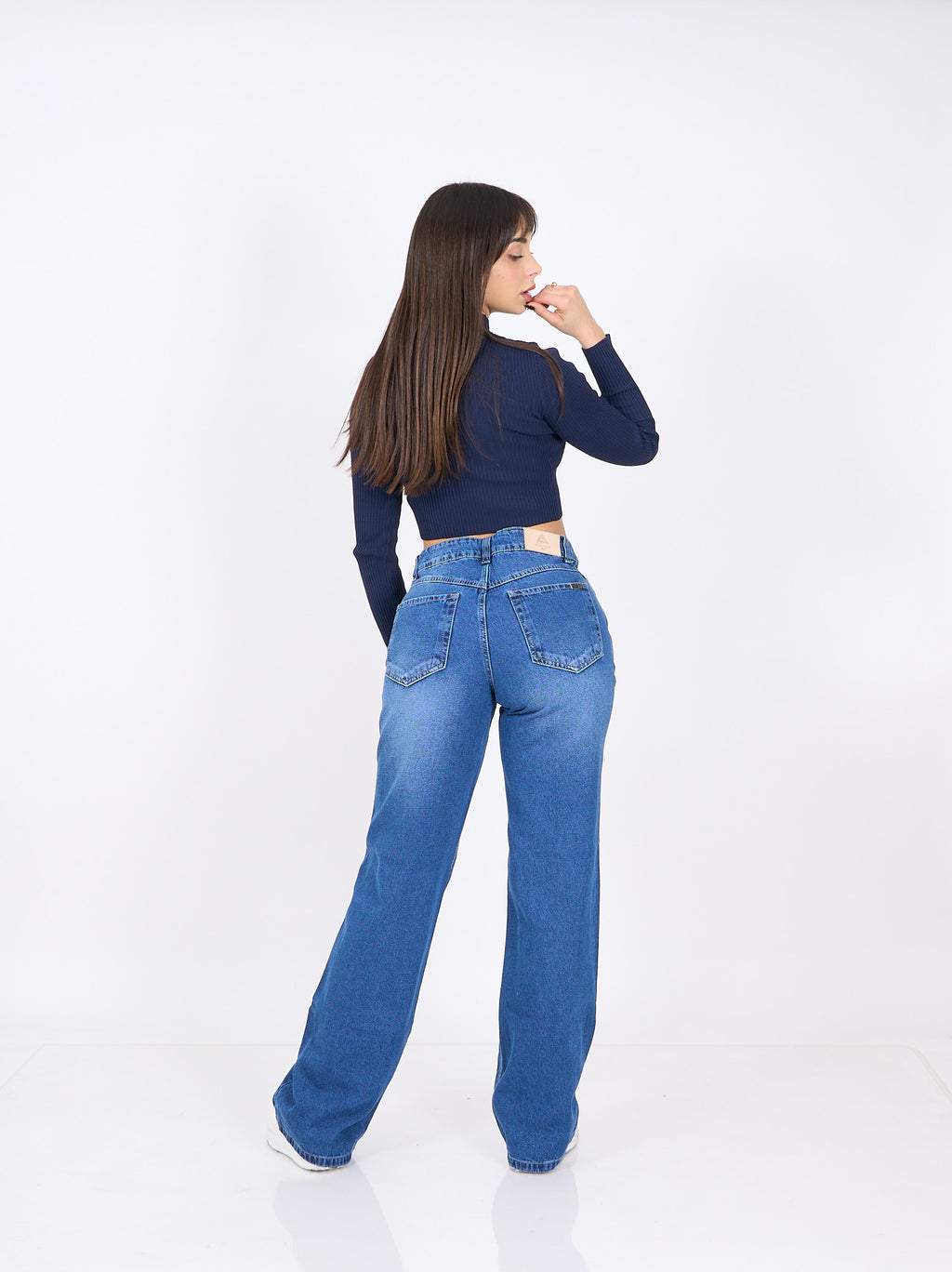 Wide Leg Domi Azul